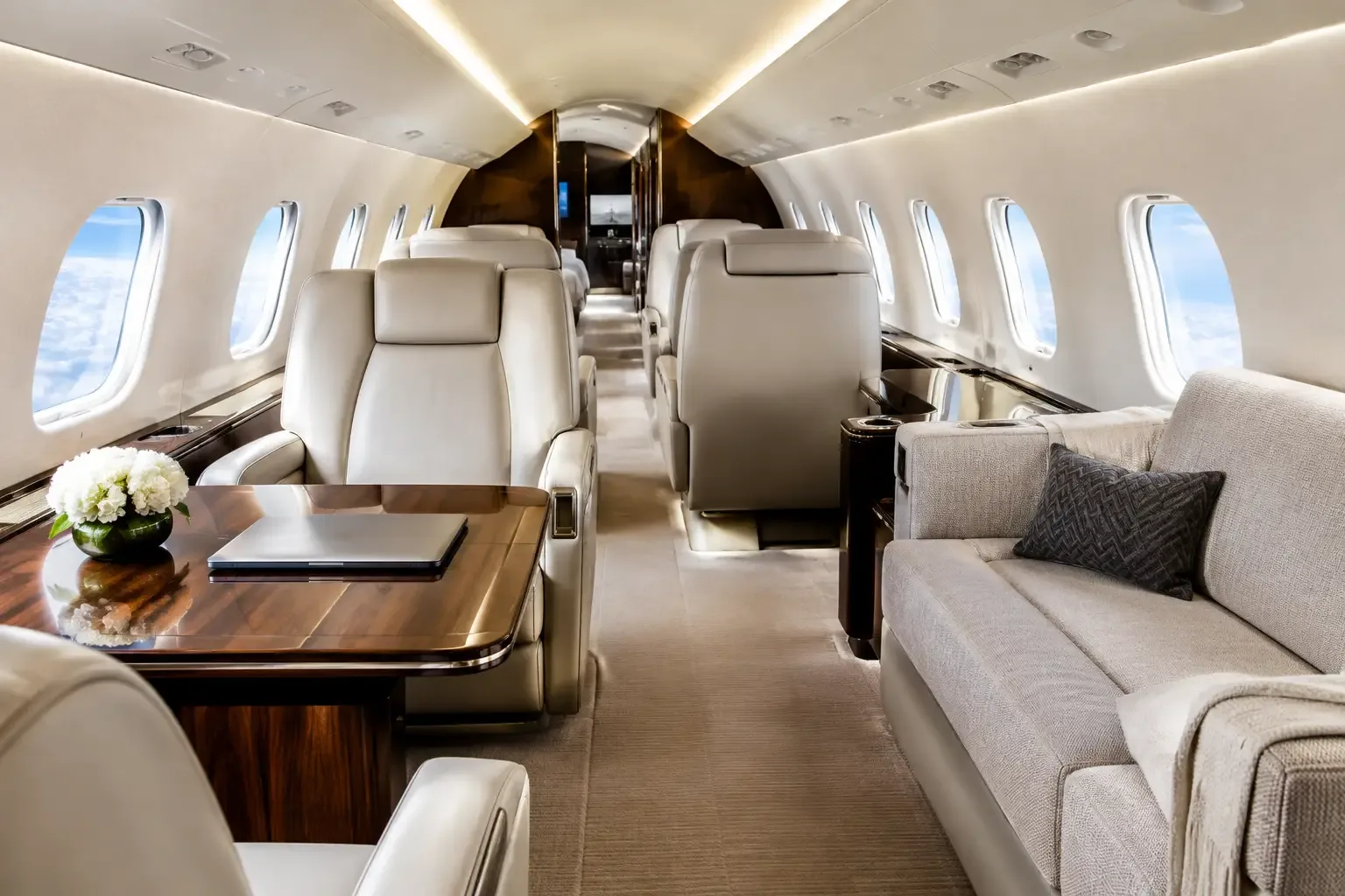 Private Jet Cabin Layouts That Fit the Mission