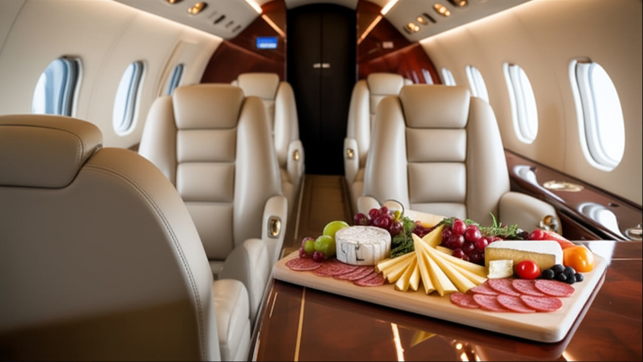 the private jet catering experience - airplane charter... How much to charter a private jet?