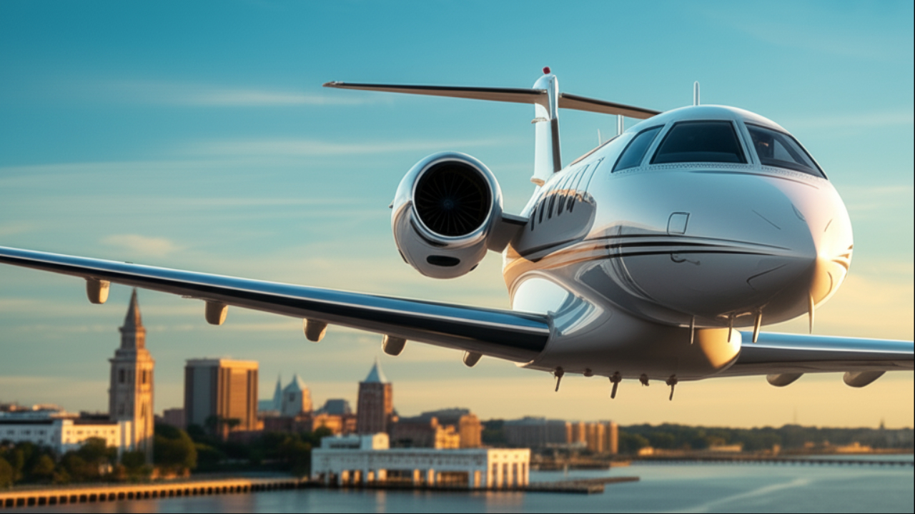 Private Jet to Charleston