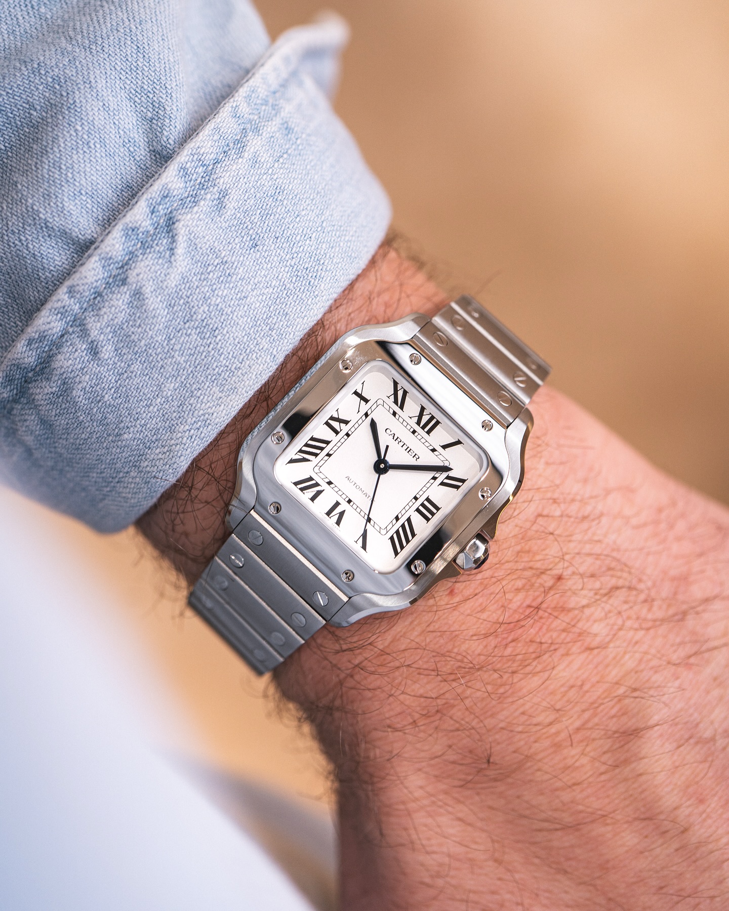 luxury watches for men Christmas 2025 Cartier de Santos